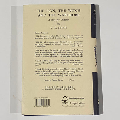 Prince Caspian by C.S. Lewis Facsimile Edition Hardcover GD