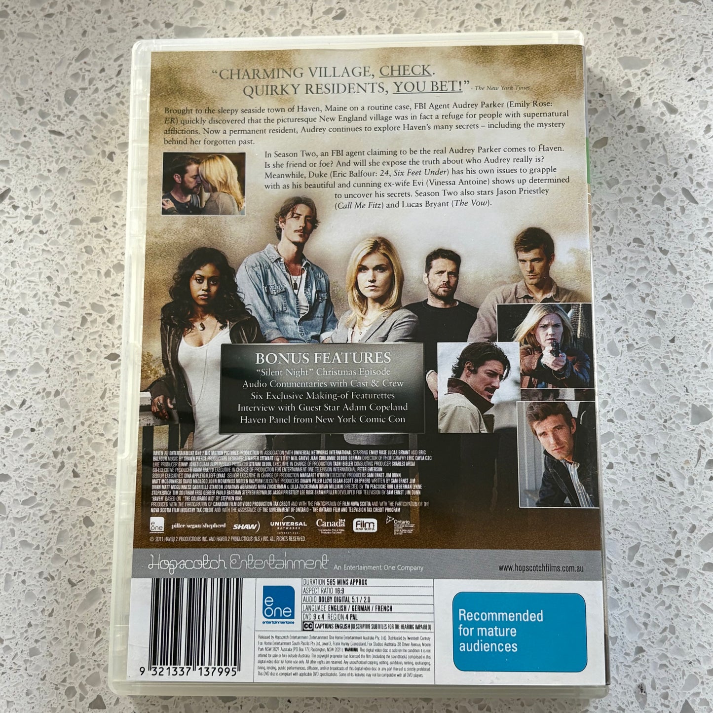 Haven Season 2+3 DVD Stephen King PAL 4 VGC Season 3 is SEALED