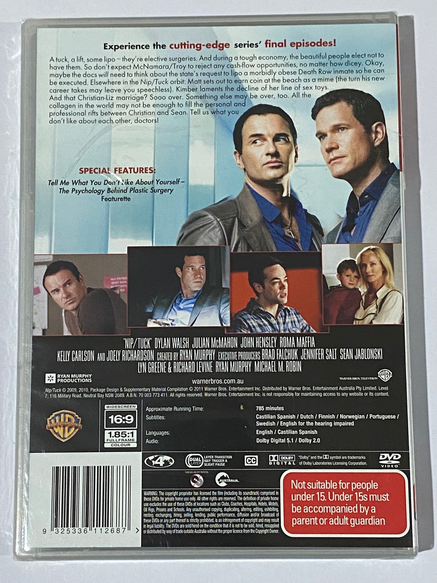 Nip/Tuck Complete Seasons 1-6 DVD PAL 4 Some New Sealed