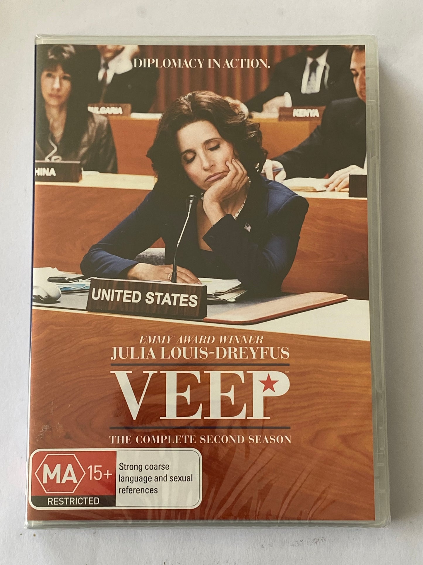 Veep Complete Season 2 DVD Julia Louis-Dreyfus 2-Disc PAL 4 New Sealed