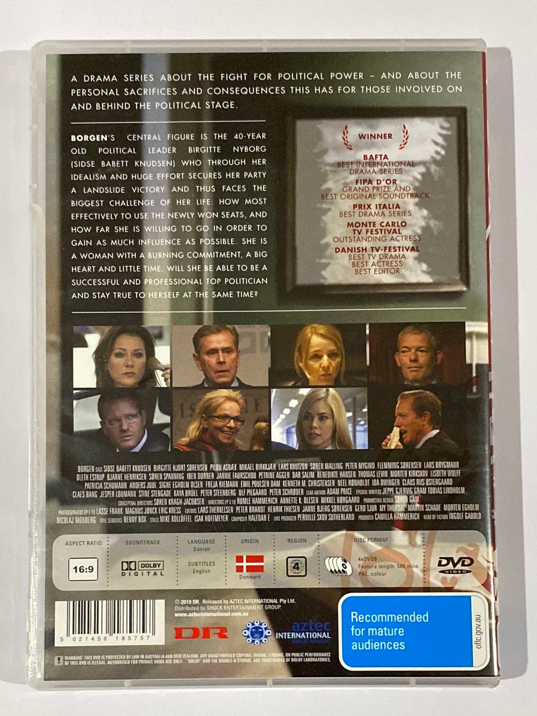 Borgen: The Complete First & Second Season DVD Danish Drama PAL 4 VGC