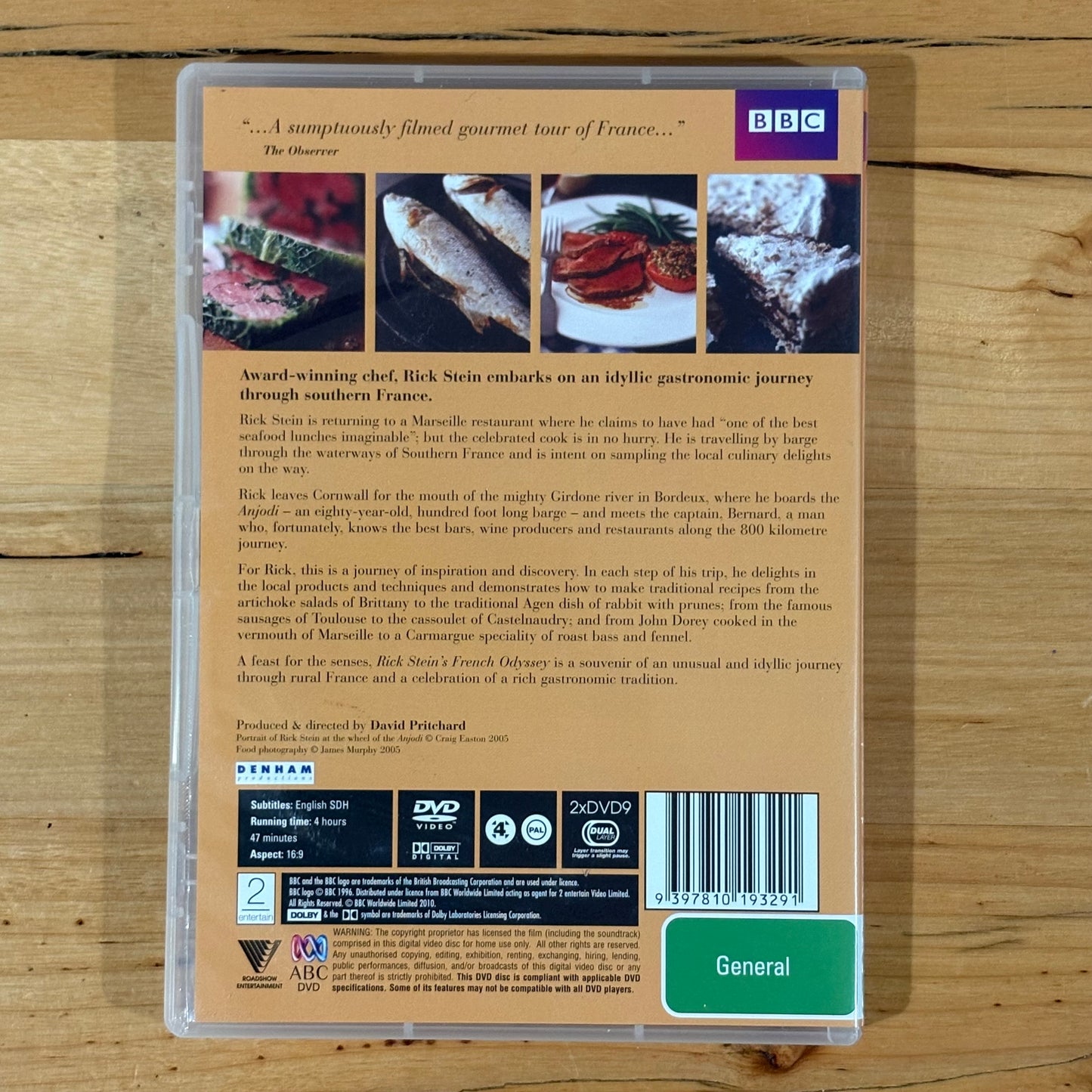 Rick Stein Cookery DVD Mexican French and Mediterranean Bundle PAL 2/4 VGC