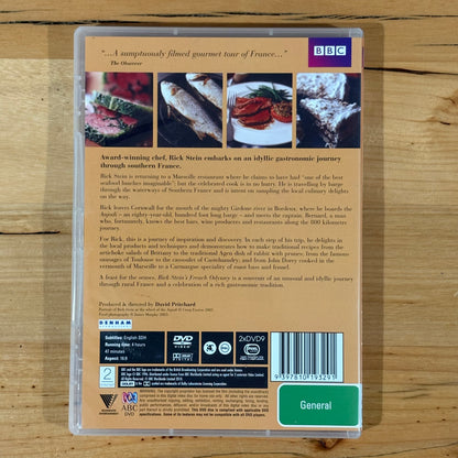 Rick Stein Cookery DVD Mexican French and Mediterranean Bundle PAL 2/4 VGC