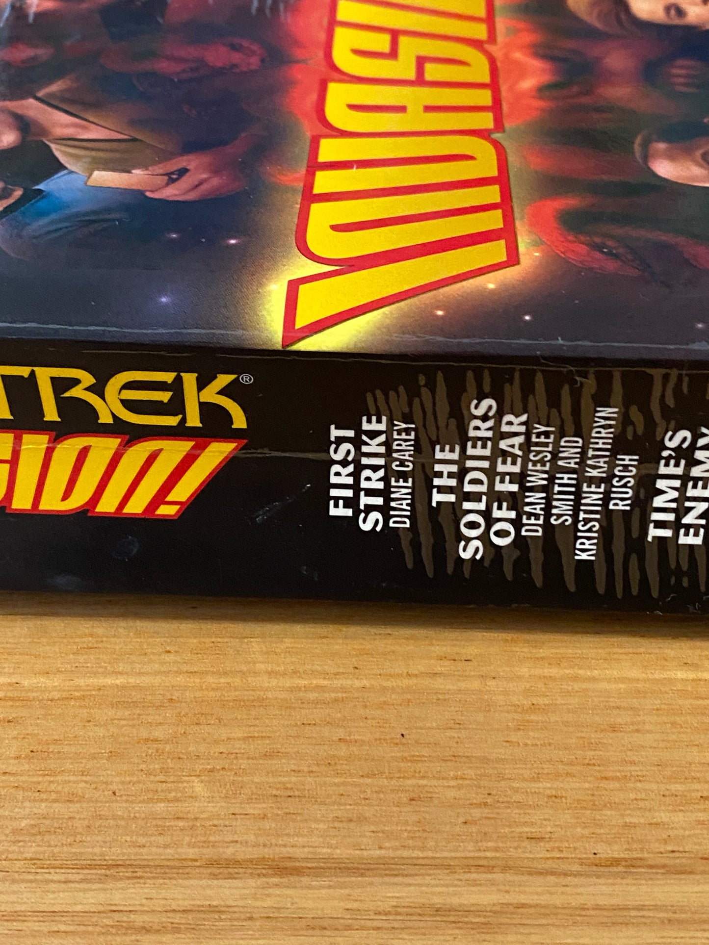 Star Trek Invasion Paperback 4 Stories In One 1996 GD