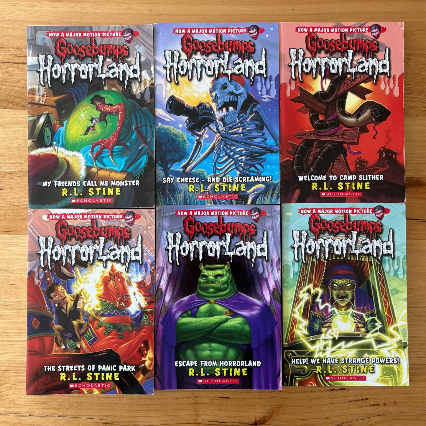 Goosebumps Horrorland Paperbacks R.L. Stine 1-19 Complete Run GD