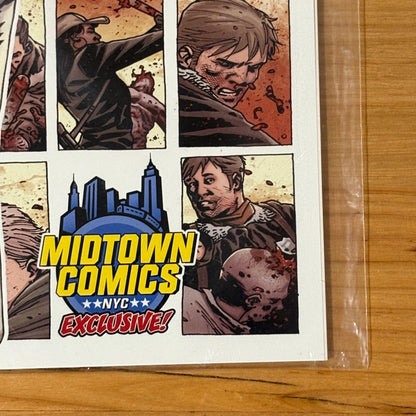 The Walking Dead Magazine #1 Midtown Comics NYC Variants Charlie Adlard NM