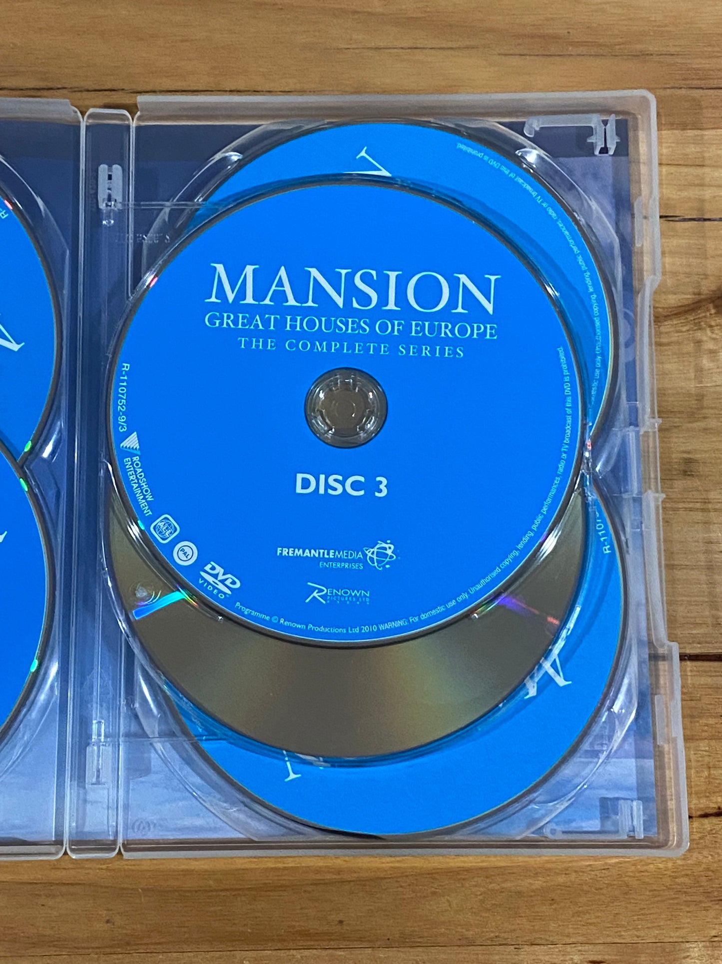 Mansion Great Houses Of Europe DVD Complete Series 6-Disc Set PAL ALL VGC