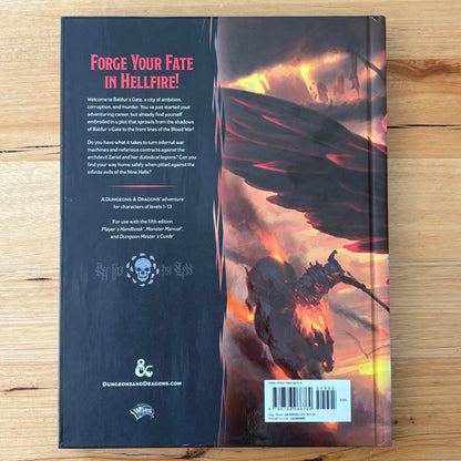 Baldur's Gate Descent Into Avernus Dungeons & Dragons Hardcover 2019 GD