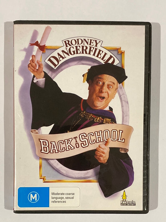 Rodney Dangerfield Back To School DVD NTSC 4 VGC