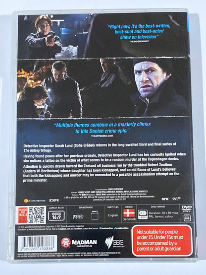 The Killing Trilogy Series 1, 2 and 3 DVD Box-Set PAL 4 VGC