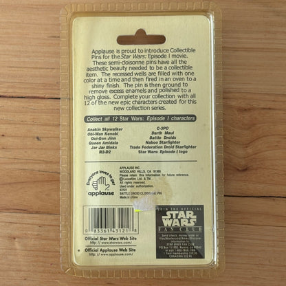 Star Wars Episode 1 Collectible Pins x 4 Vintage Sealed