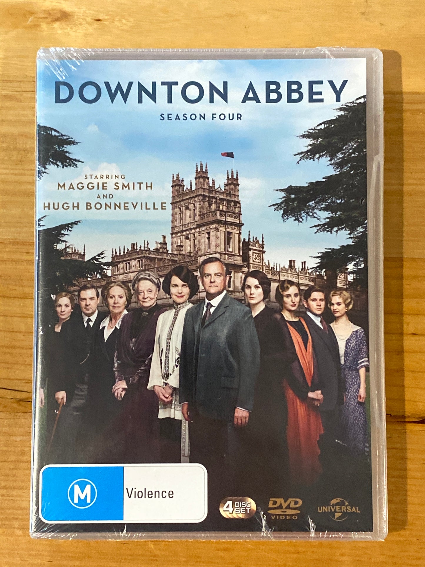 Downton Abbey Season 3 & 4 DVD PAL 2,4,5 4-Disc Set Brand New Sealed