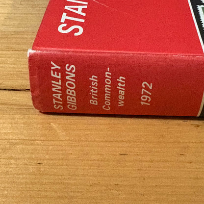 Stanley Gibbons British Commonwealth Stamp Catalogue 1972 Hardcover GD