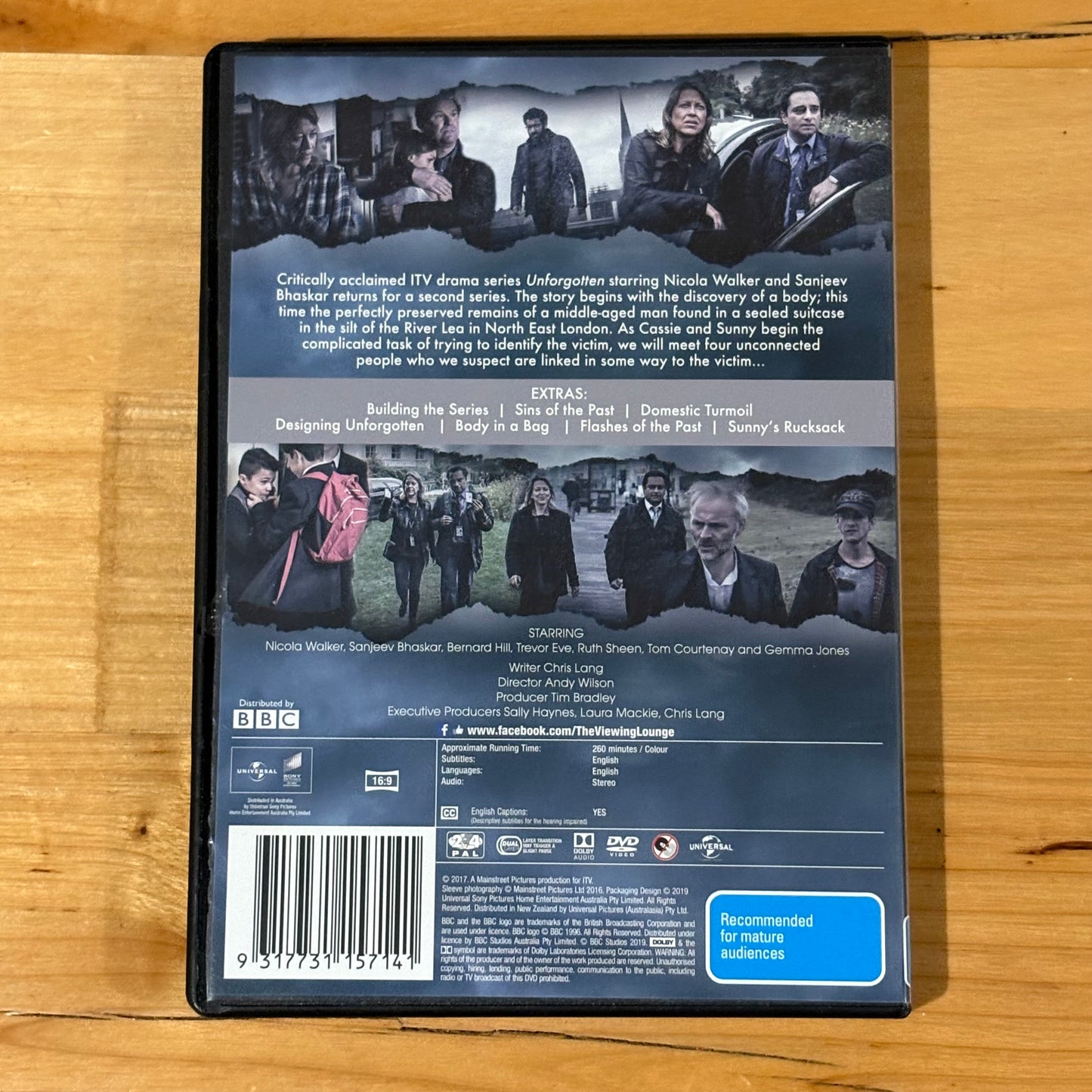 Unforgotten Series 1 to 4 DVD British Crime Drama PAL 4 VGC