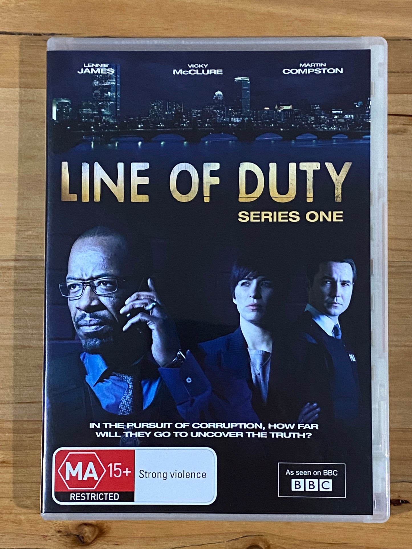 Line of Duty DVD Series 1-4 British Crime Series PAL 4 3 DVD Set VGC