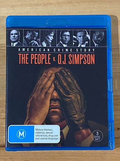 The People Vs O.J. Simpson Blu-ray 3-Disc VGC