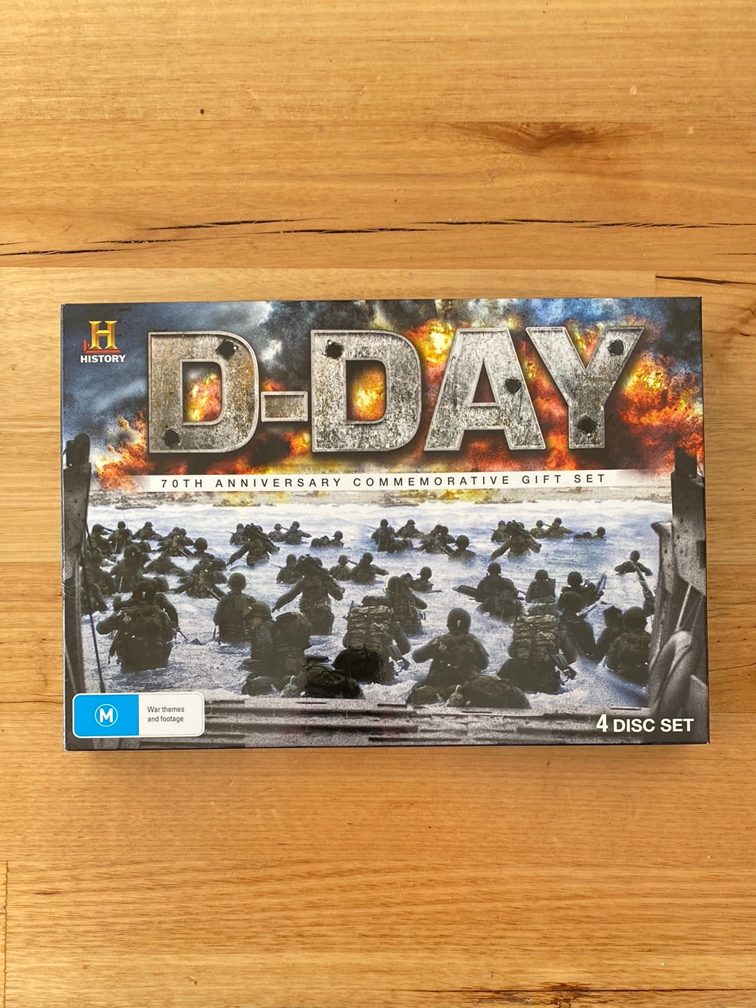 D-Day 70th Anniversary Commemorative Gift Set DVD 4-Disc Set History Channel VGC