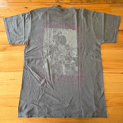 Stüssy Skate Tough You Muthas! T-Shirt Grey Short Sleeve Size Medium