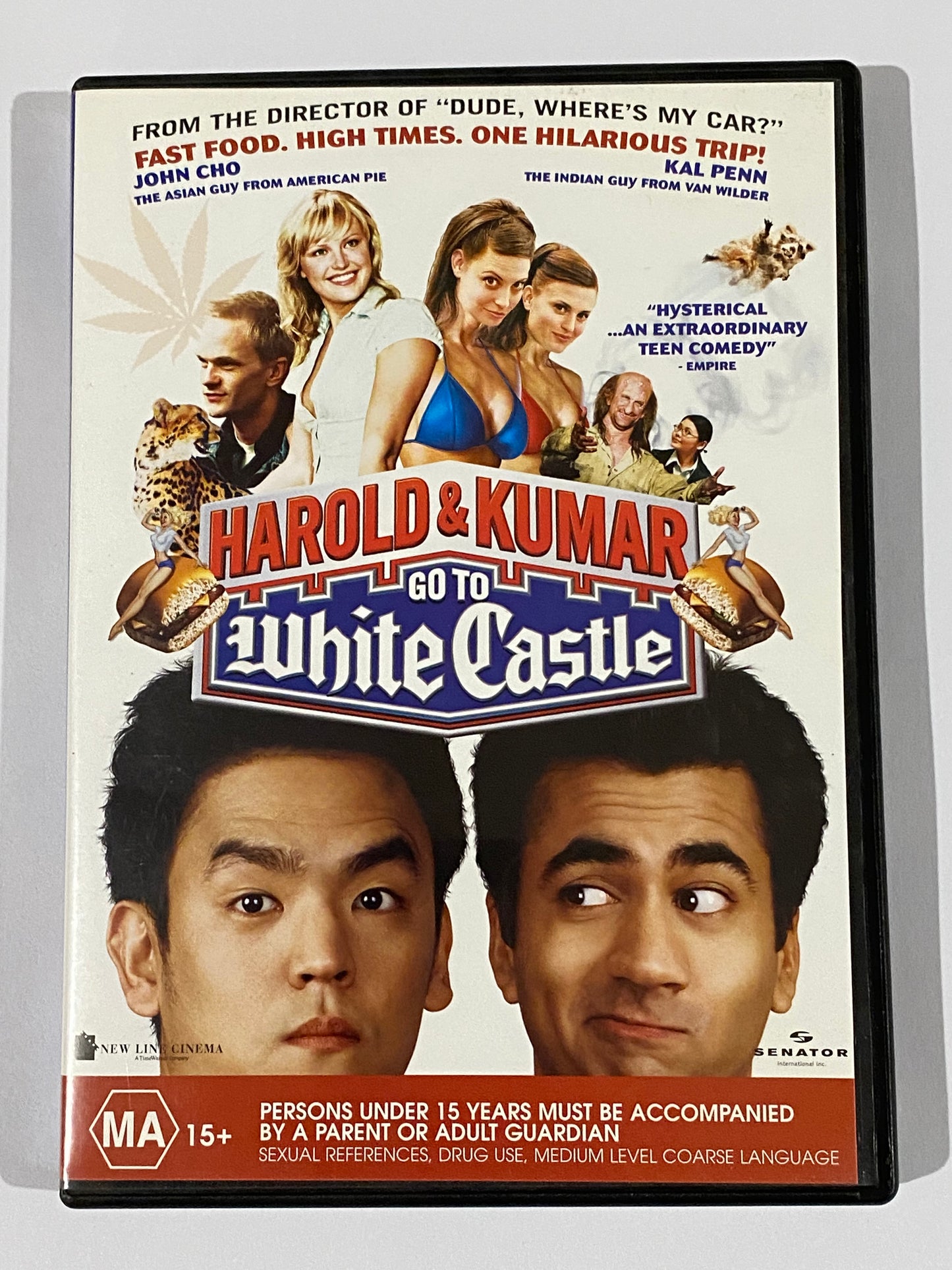 Harold & Kumar Go To White Castle DVD PAL 4 VGC