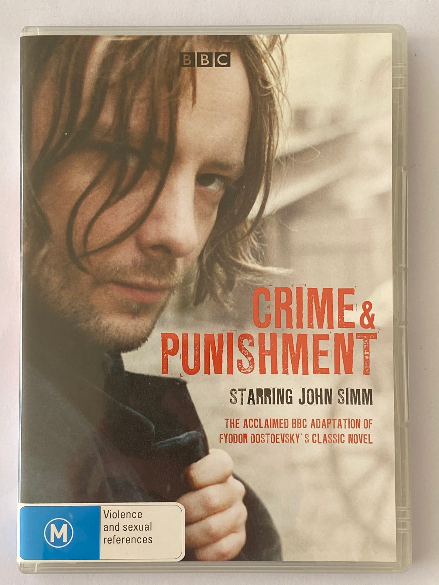 Crime and Punishment DVD BBC Adaptation John Simm PAL 4 VGC