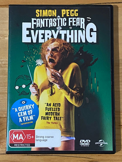 A Fantastic Fear Of Everything DVD Simon Pegg PAL 4 VGC