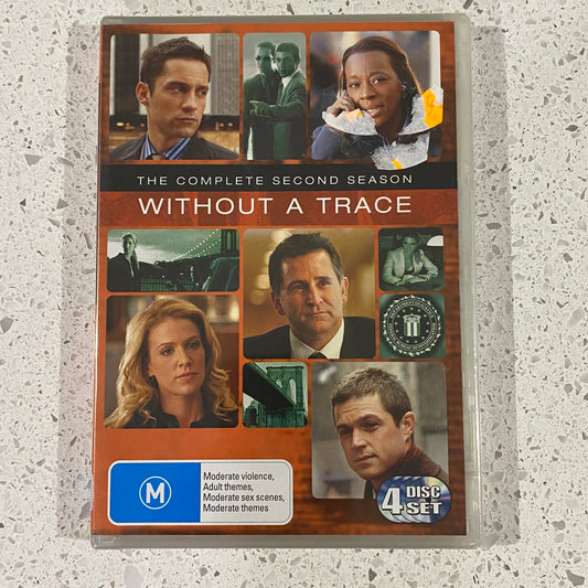 Without A Trace Series 2 DVD 4-Disc PAL 4 New Sealed