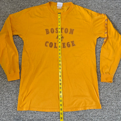 Champion Boston College Orange Long Sleeve Shirt Sports Size M