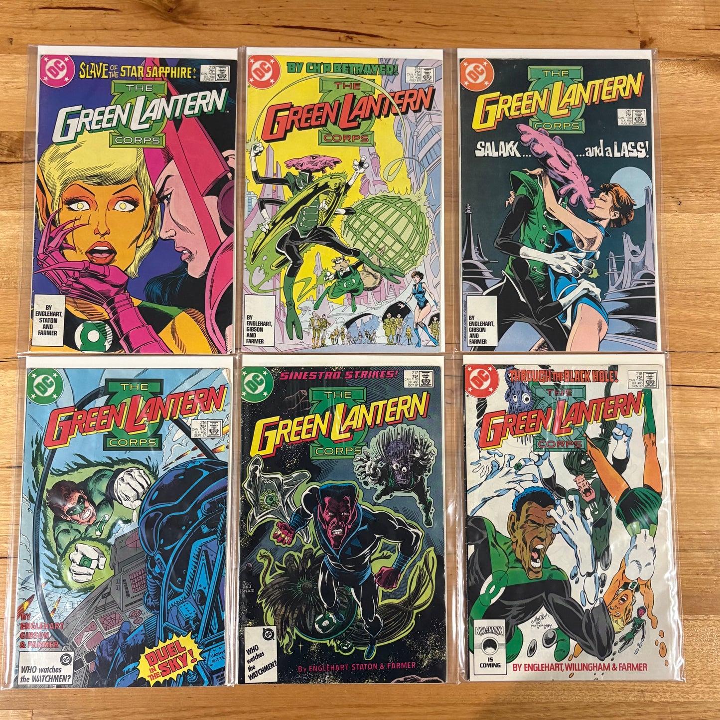 The Green Lantern Corps Comic Book Set Complete DC Comics 1986-1988