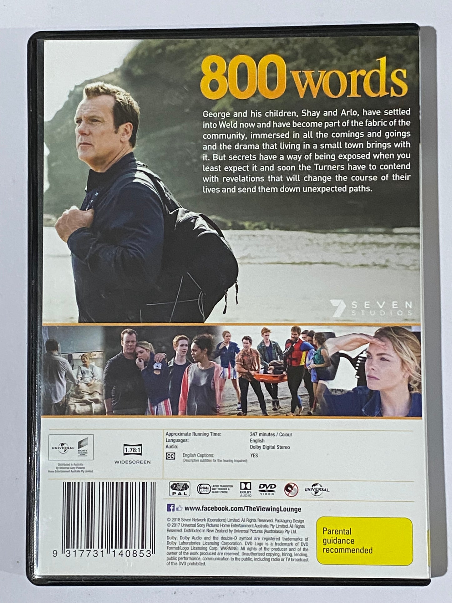 800 Words Season 1-3 Complete DVD Australian Family Drama PAL 4 VGC