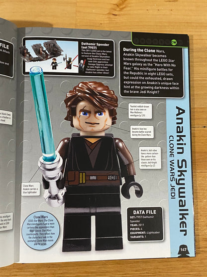 Lego Star Wars Character Encyclopedia Hardback With Han Solo Minifigure GD