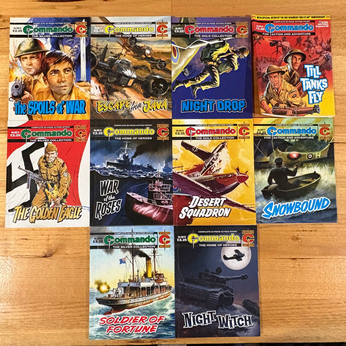 Commando War Comic Bundle x 10 Printed 2022 DC Thomson 90