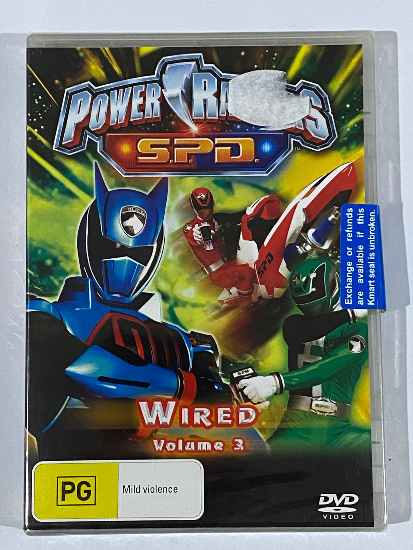 Power Rangers S.P.D. Volume 3 Wired DVD PAL 4 New Sealed