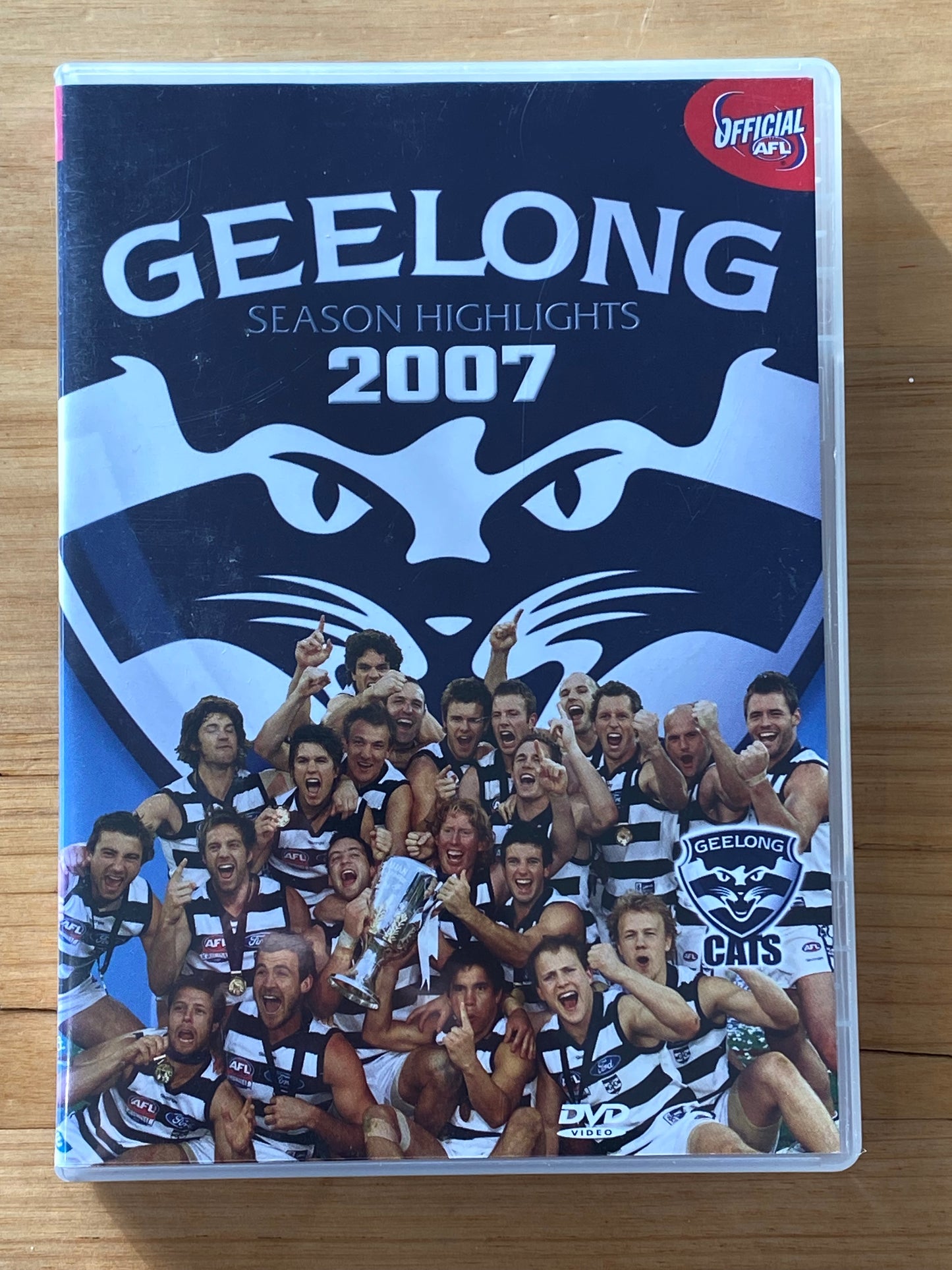 4 Geelong Cats AFL DVDs 2007, 2009, 2011, All PAL 4 VGC