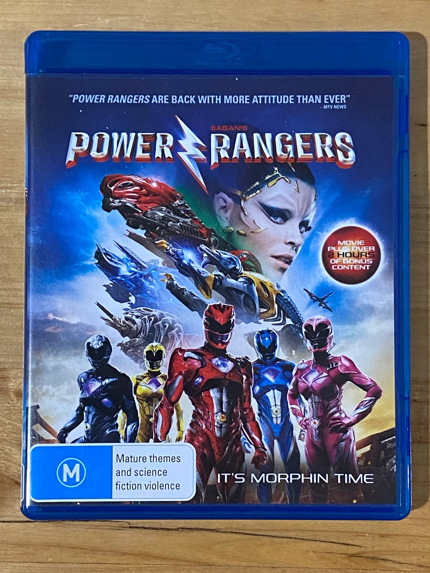 Power Rangers The Movie Blu-ray Over 4 Hours Of Bonus Content Region B VGC