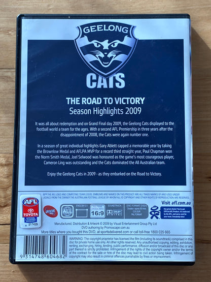 4 Geelong Cats AFL DVDs 2007, 2009, 2011, All PAL 4 VGC