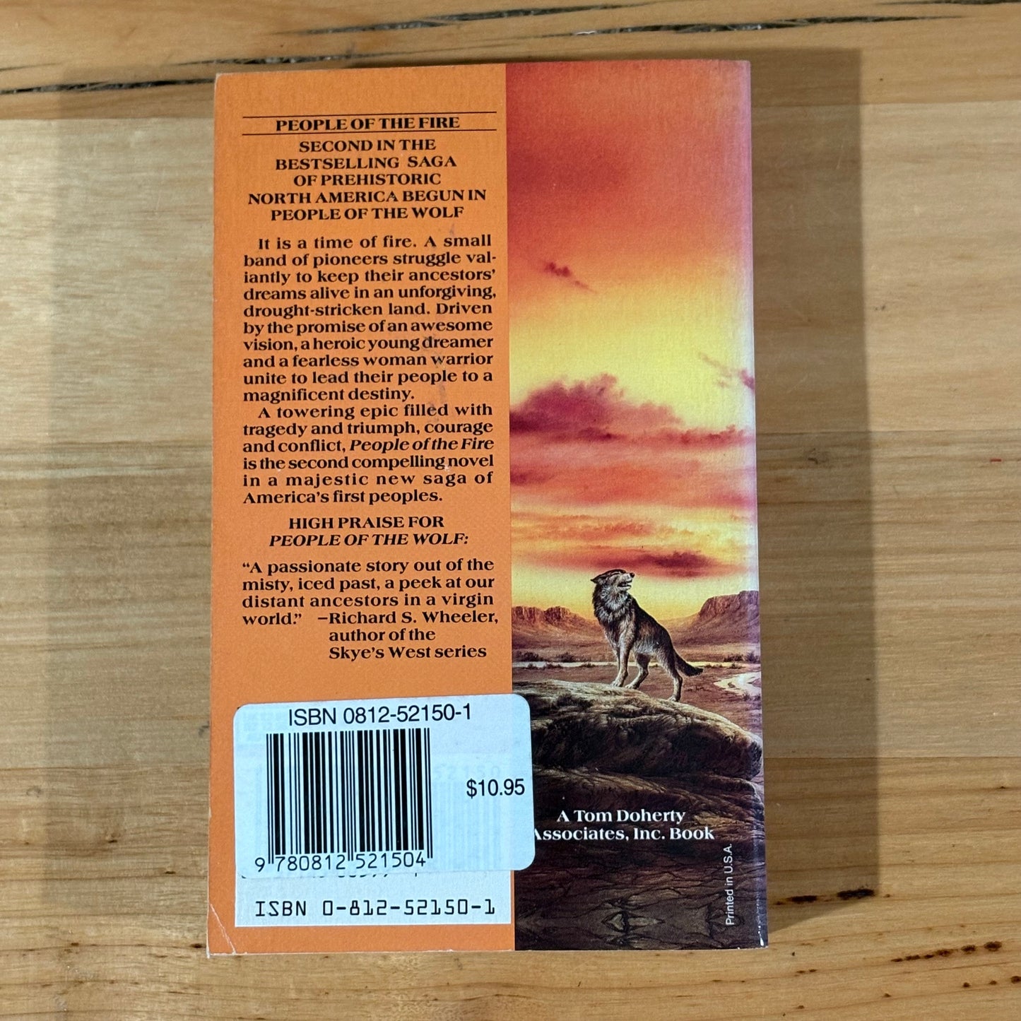 People Of The Fire & The River Michael Gear and Kathleen O'Neill Gear Paperback x 2