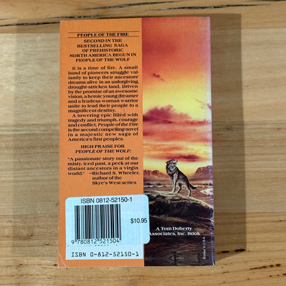 People Of The Fire & The River Michael Gear and Kathleen O'Neill Gear Paperback x 2