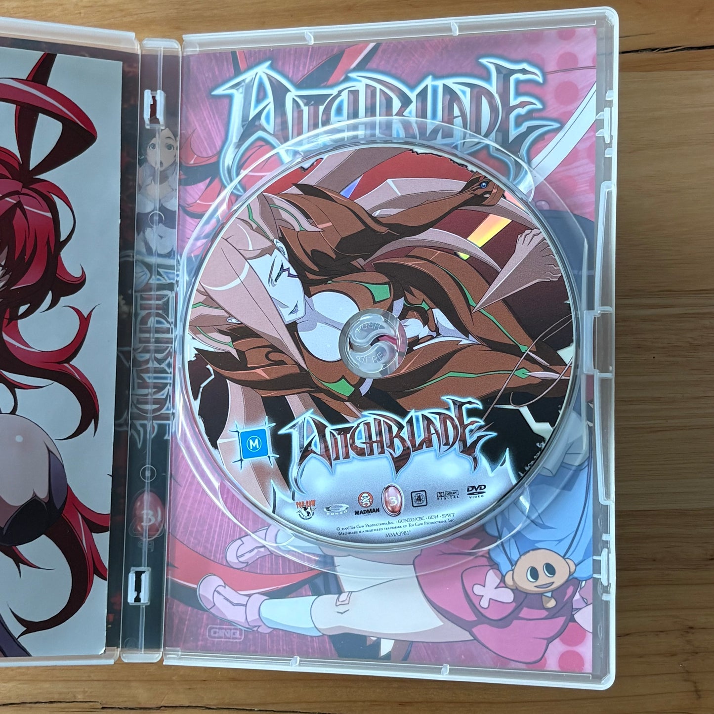 Witchblade 1-6 DVD complete Set Anime PAL 4 VGC