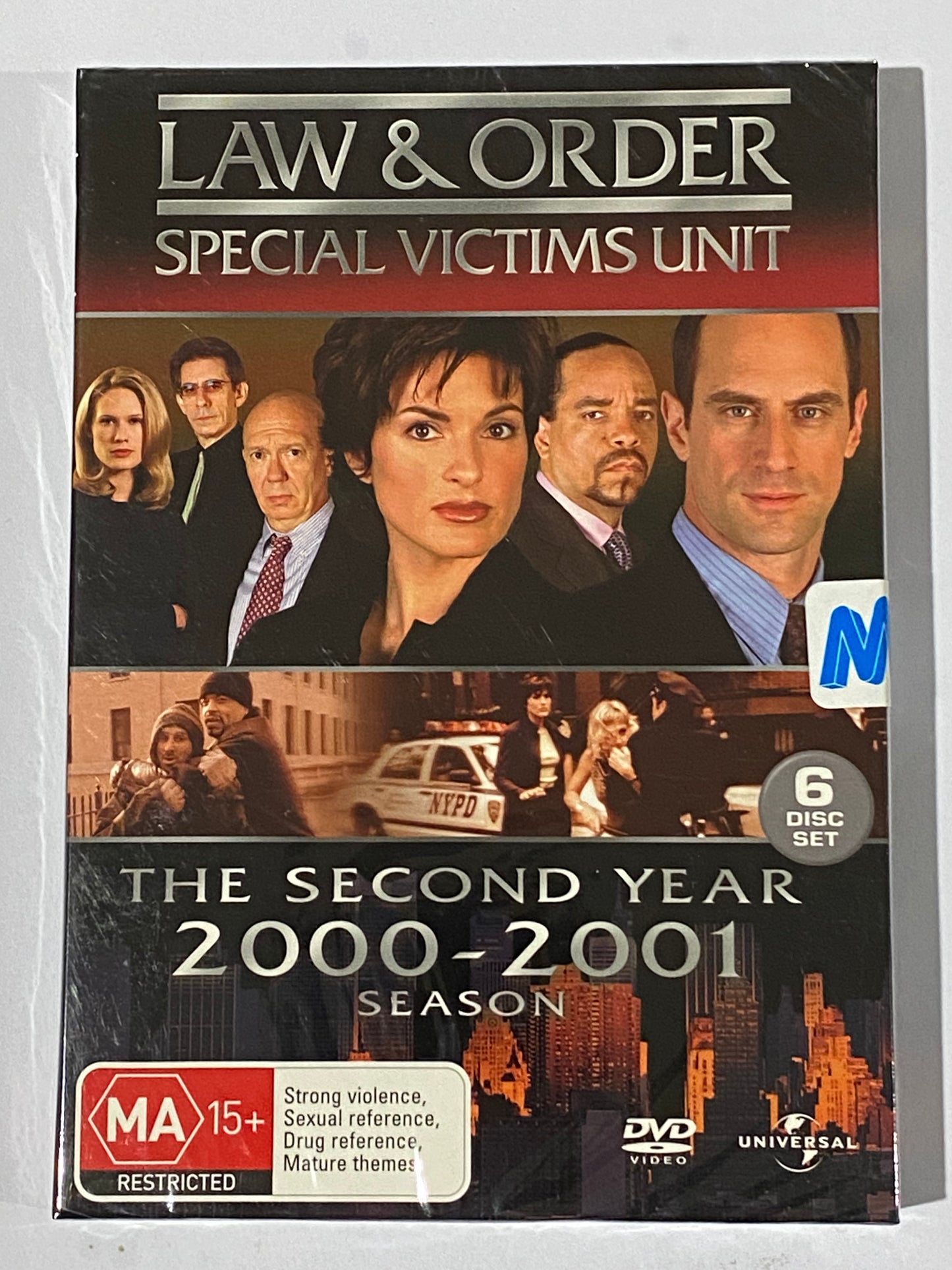 Law & Order SVU The Second Year DVD 6-Disc Set PAL 2,4,5 New Sealed