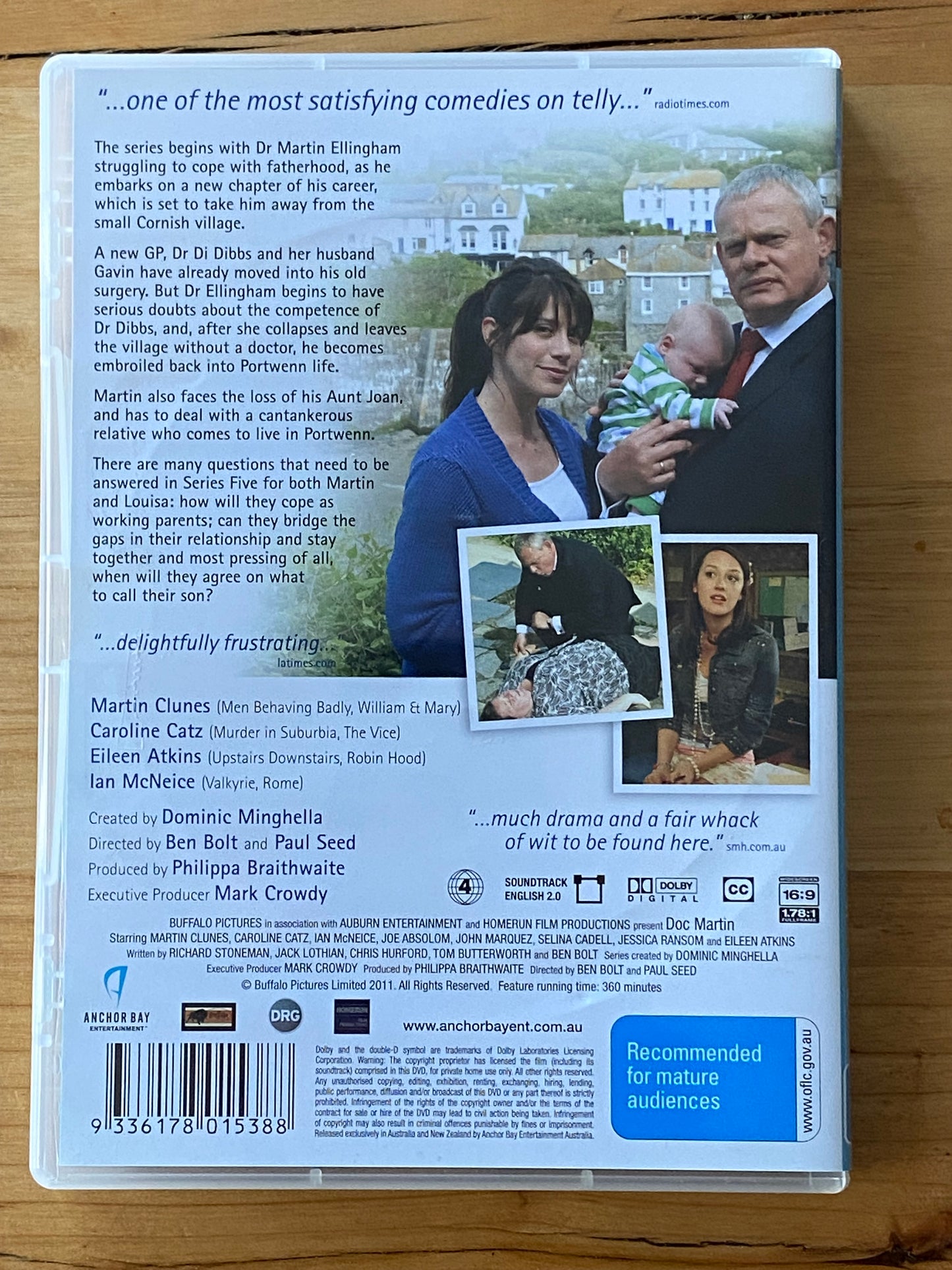 Doc Martin Complete Series 5 & 6 DVD Martin Clunes PAL 4 2-Disc VGC