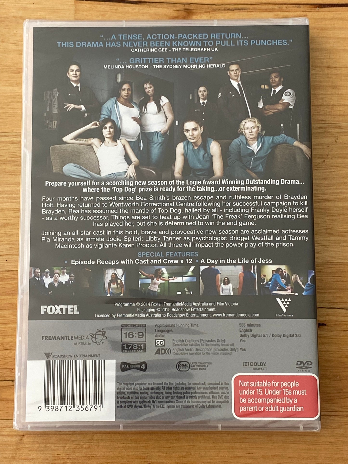 Wentworth DVD Seasons 1-7 PAL 4 VGC - Seasons 3+6 New Sealed