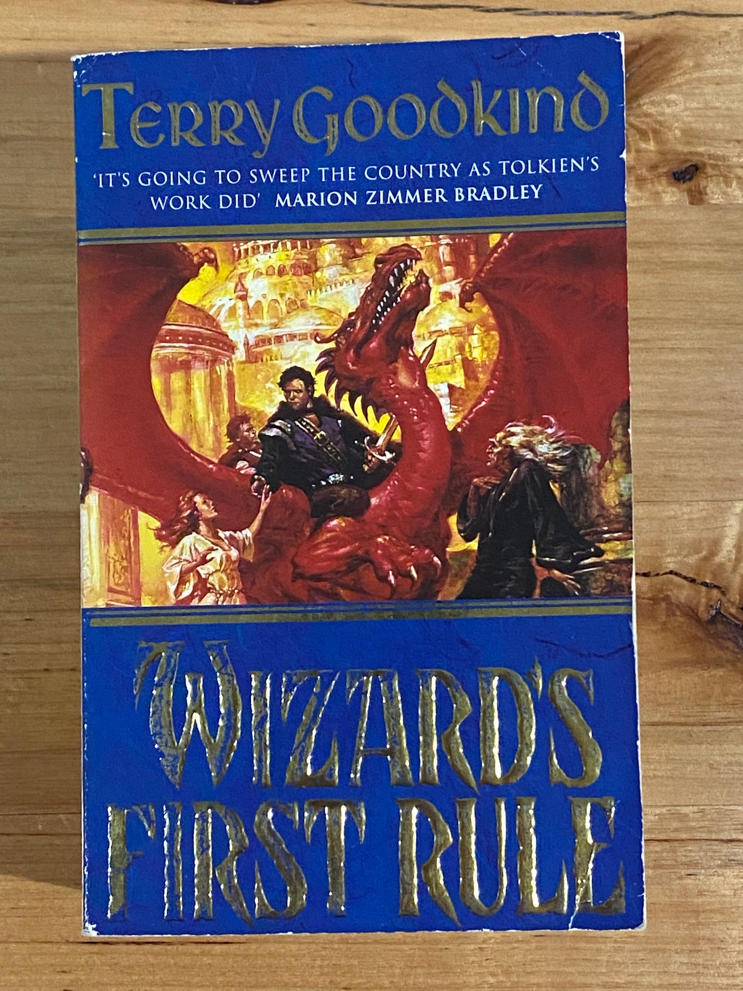 Wizard's First Rule by Terry Goodkind Paperback 1997 GD