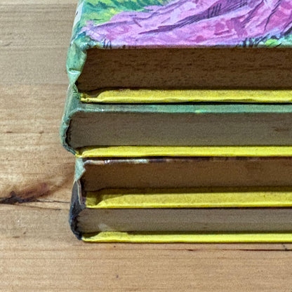4 Vintage Children's Books Jules Verne Alexandre Dumas Hardcover Dean & Son GD
