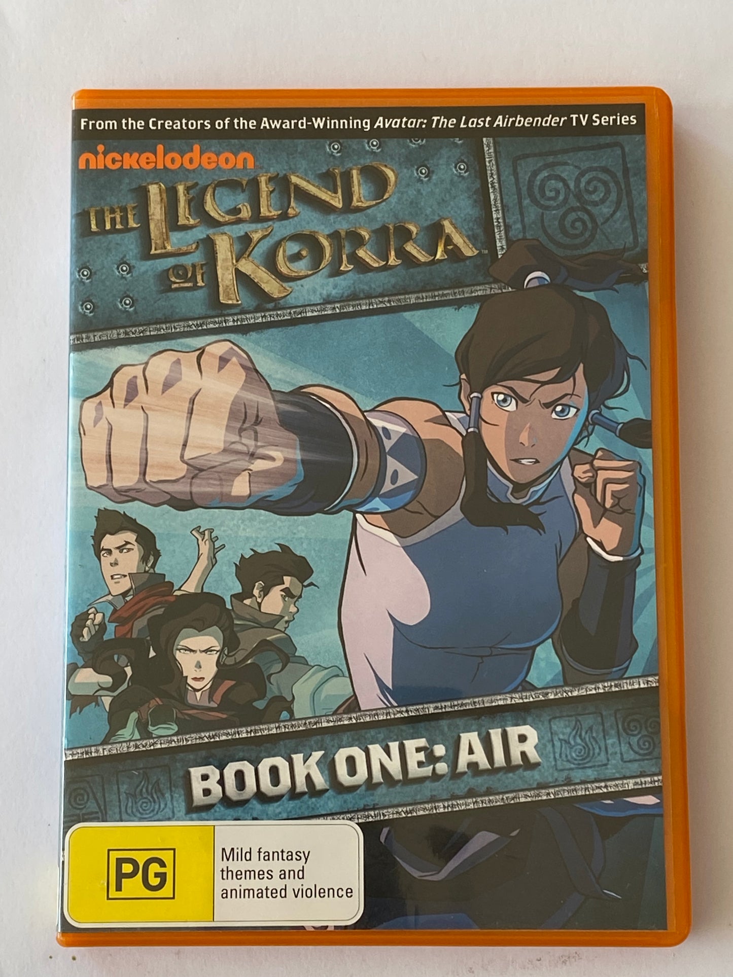 The Legend of Korra Book 1,3 and 4 DVD Animation 2-Disc Set PAL 4 VGC