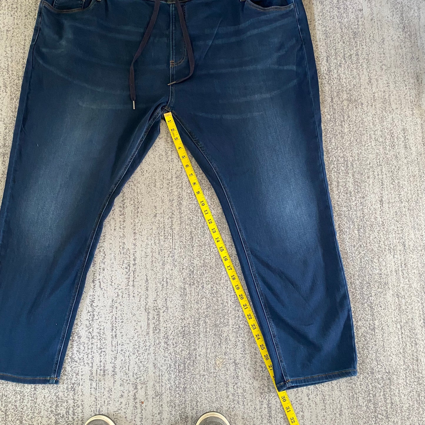 Johnny Bigg Men’s Blue Jeans SZ 52-inch Waist Draw String New Without Tags