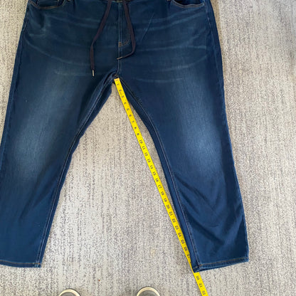 Johnny Bigg Men’s Blue Jeans SZ 52-inch Waist Draw String New Without Tags