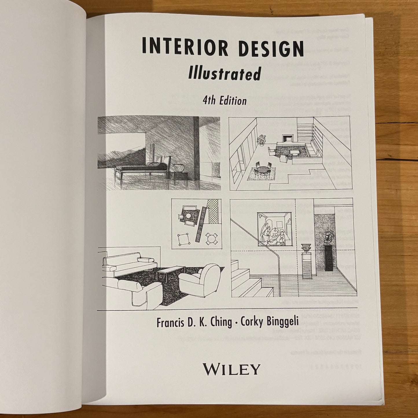 Interior Design Illustrated Francis D.K. Ching 4th Edition Paperback 2018 GD