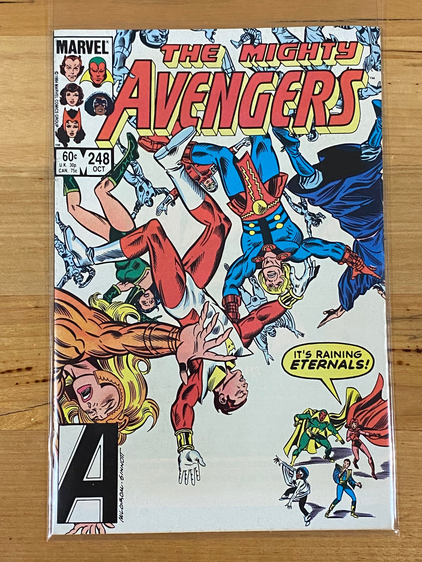 The Avengers #240-249 Comics Complete Set 1984 Average Grade FN