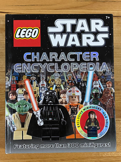 Lego Star Wars Character Encyclopedia Hardback With Han Solo Minifigure GD