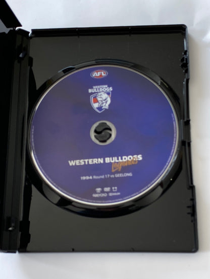 Western Bulldogs Legends DVD v Geelong 1994 Round 17 PAL 4 VGC